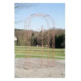 CLP Rosenbogen Melissa 120 x 220 x 40 cm Antik Braun