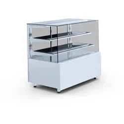 Wimar Gastro offene Kuchenvitrine Kühlvitrine Kühltheke Vitrine 320l 2 Regale Umluft