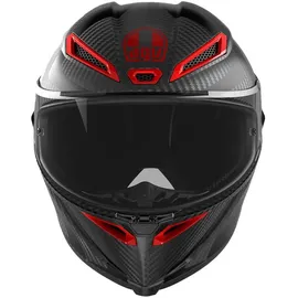 AGV Pista GP RR Intrepido Integralhelm - Matt Dunkelgrau/Schwarz/Rot / XL