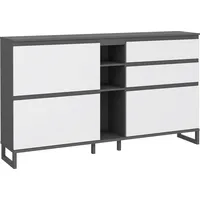Forte Schuhschrank »Quayle«, Schuhkipper, Breite 174,8cm grau