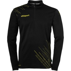 uhlsport Score 26 1/4-Zip Sweatshirt Kinder 222 - schwarz/limonengelb 128