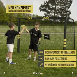 Racetex Fußballtor Schwarz 180 x 120 cm
