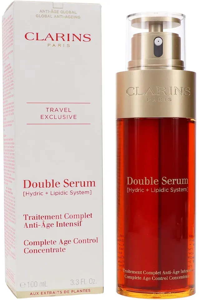 Clarins Double Serum Hydric + Lipidic System Gesichtsserum 100 ml