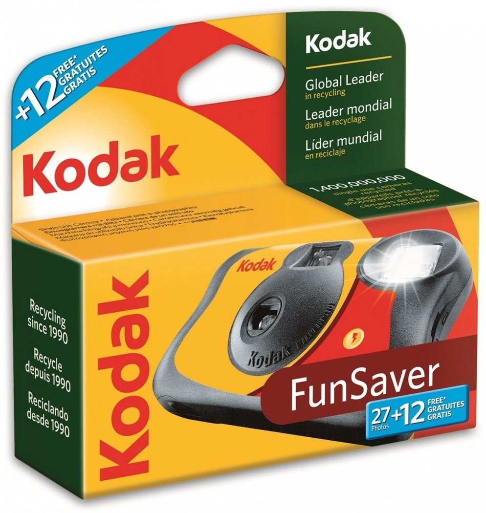 Kodak Fun Saver 27+12 ISO 800 Einwegkamera