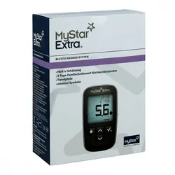 Mystar Extra Blutzuckermessgerät Set mmol/l
