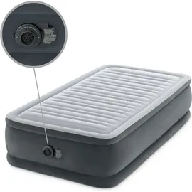 Intex Luftbett mit Pumpe Gästebett Luftmatratze 191x99x46 cm - Hellgrau