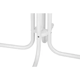Royal Catering Stehtisch klappbar Bistrotisch Bistro Tisch Bartisch Gastro rund Ø 80 cm weiß