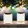 Marrakesch Orient & Mediterran Interior Marrakesch 2er Set Solarlaternen Solarlampen für außen mit Henkel aus Glas 33cm Groß | Boho Deko Outdoor Solar LED Laterne Wetterfest Erlin Weiss IP65 Wasserdicht als Gartendeko im Garten