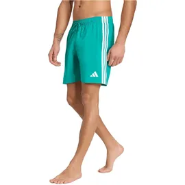 adidas 3-Streifen Badeshorts Equipment Green/White XL