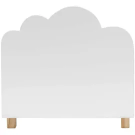 Mobili Rebecca Spielzeugtruhe 40 x 55 x 60 cm Kiefer MDF weiß