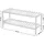 Songmics Schuhregal 70 x 33 x 26 cm weiß / weiß