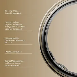 Oura Ring 5 Größe 8 Gold