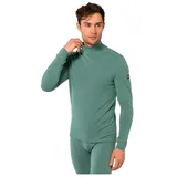 SUPER.NATURAL Hot 6 Pack Turtleneck Longsleeve (Größe XXL, gruen)