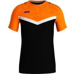 JAKO Herren Shirt T-Shirt Iconic, schwarz/neonorange, L