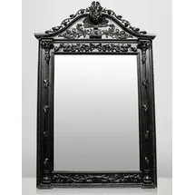 Casa Padrino Barock Spiegel Löwe 270 x 165 cm Schwarz