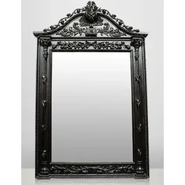 Casa Padrino Barock Spiegel Löwe 270 x 165 cm Schwarz