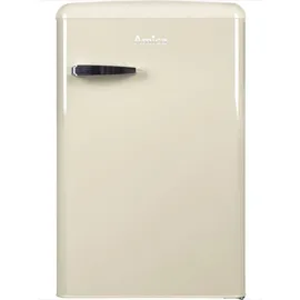 Amica KSR 361 160 B Retro-Kühlschrank (108 l, 875 mm hoch, Beige)