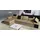 JVmoebel Design Ledersofa Sofa Couch Polster Wohnlandschaft Eck Garnitur Textil Tachau B