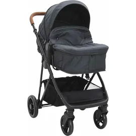vidaXL Ifigania 2-in-1 Grau/Schwarz