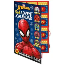 Autumn Marvel Spider-Man: 5-in-1 Advent Calendar (Countdown to Christmas with stories, activities and quizzes!)