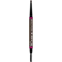 NYX Professional Makeup Augenbrauenstift, Mit zweiseitiger Spitze zum Definieren der Augenbrauen, Bis zu 16h wischfest und farbecht, Vegane Formel, Blade & Shade Nano, Farbton: Espresso