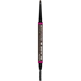 NYX Professional Makeup Augenbrauenstift, Mit zweiseitiger Spitze zum Definieren der Augenbrauen, Bis zu 16h wischfest und farbecht, Vegane Formel, Blade & Shade Nano, Farbton: Espresso