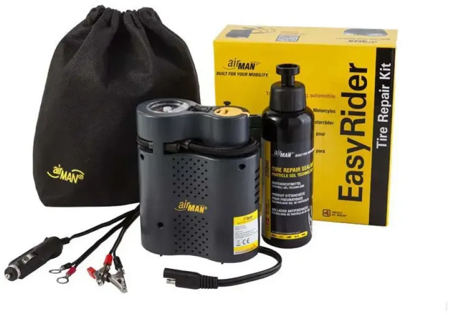 Airman Ciclo Easy Rider Luftkompressor - Black / Yellow - One Size