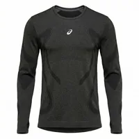Asics Herren Road Seamless LS Top schwarz