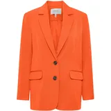 Jackenblazer BYESTALE BL 20812657 Langgeschnittener Jackenblazer in orange Gr 42