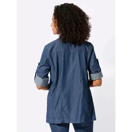Casual Looks WITT WEIDEN Blusenjacke in blue-stone-washed | Gr.: 44