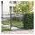 vidaXL Gartentor 100 x 100 cm Grau/Stahl