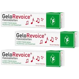 Pohl-Boskamp GeloRevoice Halstabletten Kirsch-Menthol bei Heiserkeit & Stimmverlust