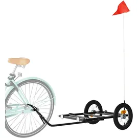 vidaXL Fahrradlastenanhänger schwarz