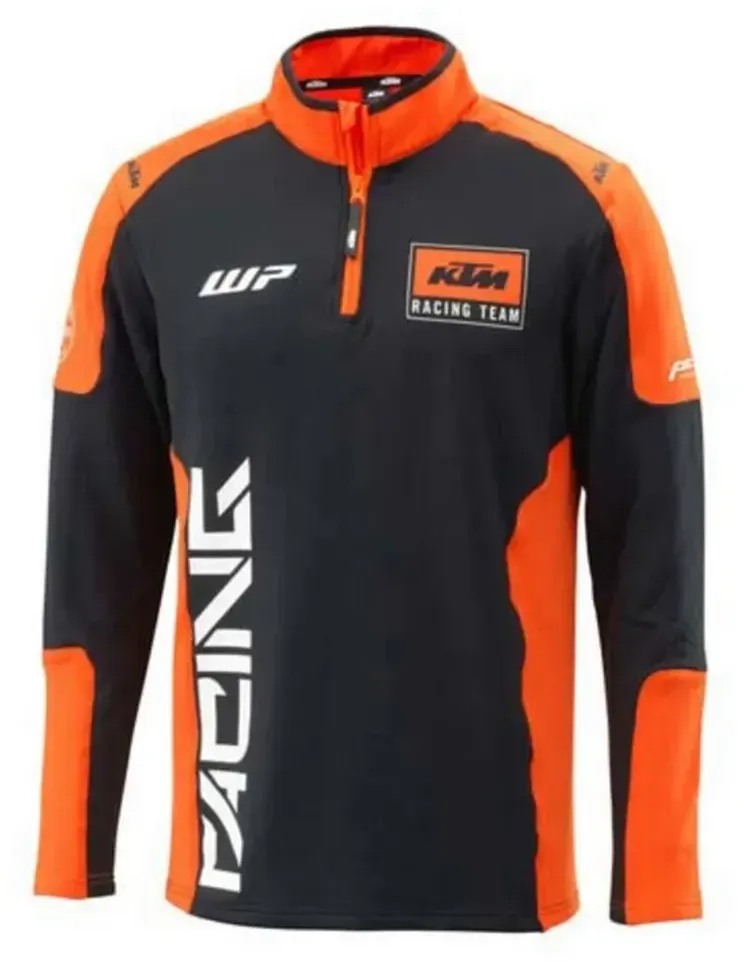 Ktm Equipo Halbreißverschluss-sweatshirt - Black / Orange - 2XL