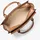 Michael Kors Becca Medium Henkeltasche Kunstleder Beige/Weiß