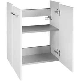 Fackelmann Waschbeckenunterschrank Milano 52 x 61 x 27,5 cm Weiß