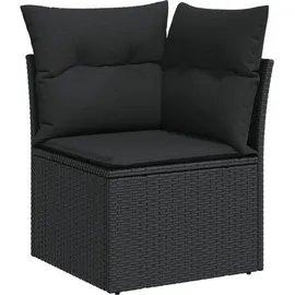 vidaXL Garten-Lounge-Set 5-tlg. schwarz