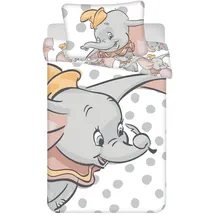 AC-Deco Dumbo Bettwäsche – Bettbezug 100x135 cm & Kissenbezug 40x60 cm,