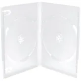 MediaRange DVD-Leerhülle für 2 Discs, 14mm, maschinenfähig, matt/transparent