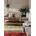 Nest In Outdoor Teppich Multicolor 240x340 cm Strapazierfähig für Balkon Terrasse Garten Küchenteppich Wohnzimmerteppich Botanical Floral Shabby Chic Vintage Abstrakt