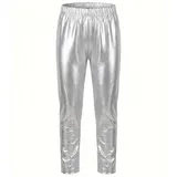 buttinette Leggings Silber 140