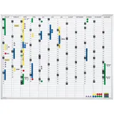 Magnetoplan Jahresübersicht 1200 x 900 mm Weiß