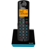 Alcatel S280 SOLO BLUE DECT-Telefon Anrufer-Identifikation Schwarz, Blau - Silber