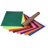 Folia Transparentpapier farbsortiert 42 g/qm 25 Bogen - g/m2