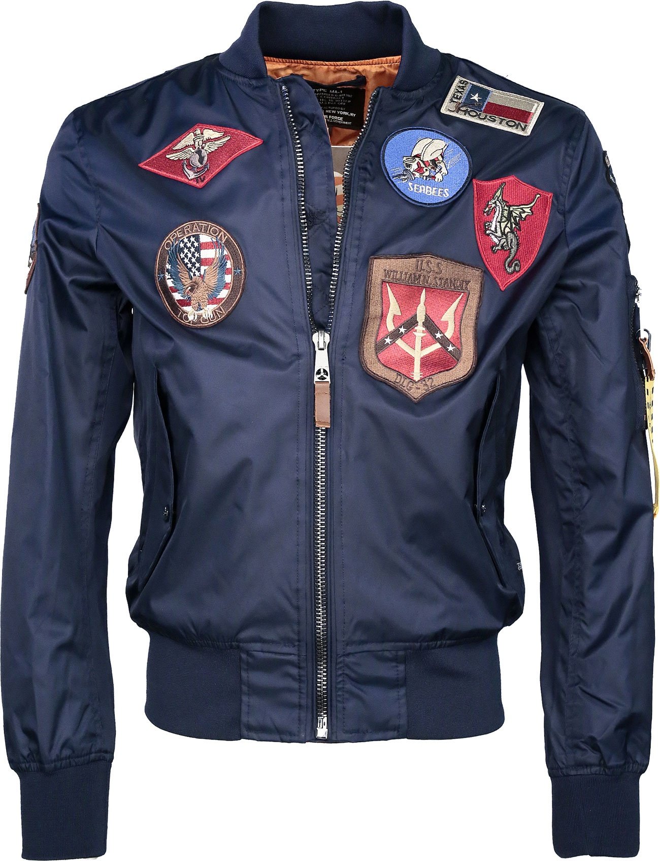 Top Gun Beast, Textiljacke - Dunkelblau - XL