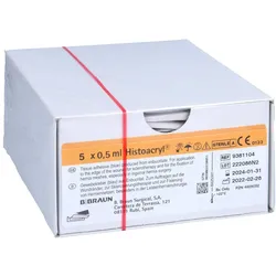 Histoacryl Gewebekleber blau Ampullen 5 St