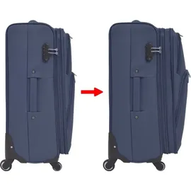 vidaXL Koffer-Set 3-tlg. marineblau