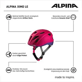 Alpina Ximo LE 47-51 cm Kinder deeprose/violet 2020