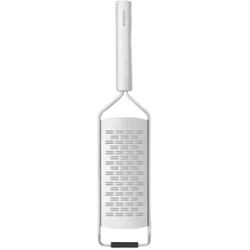 Brabantia Profile Hobel, Edelstahl, Küchenreibe ideal für Parmesan, Schokoflocken oder Gurken, Farbe: Matt Steel