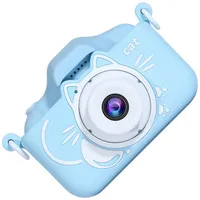 Uqezagpa Kinderkamera-Spielzeug, 5,1 cm (2 Zoll) Bildschirm, Cartoon, Kinder-Digitalkamera-Spielzeug für Kindergeburtstage